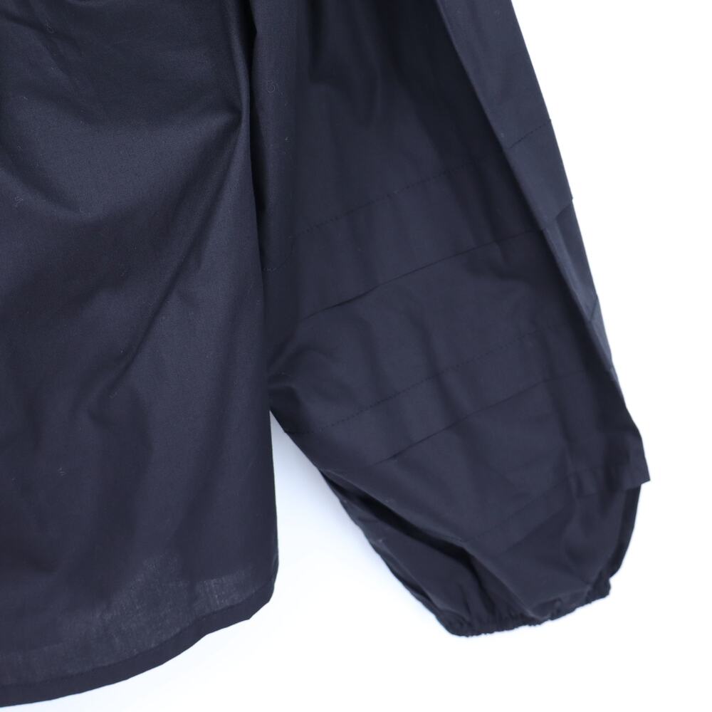 Mille Stevie Top Black Cotton Poplin Balloon Sleeve Blouse Women's S - Picture 8 of 10